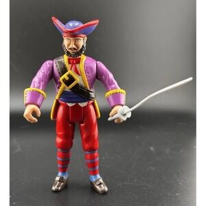 Vtg 1990 Imperial Pirates of the High Seas Captain Kidd Action Figure With Sword